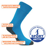 Sportsocken ohne Gummidruck camano Pro Tex Function türkis - 2