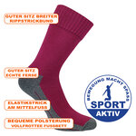 Sportsocken ohne Gummidruck camano ProTex Function raspberry-rot - 2
