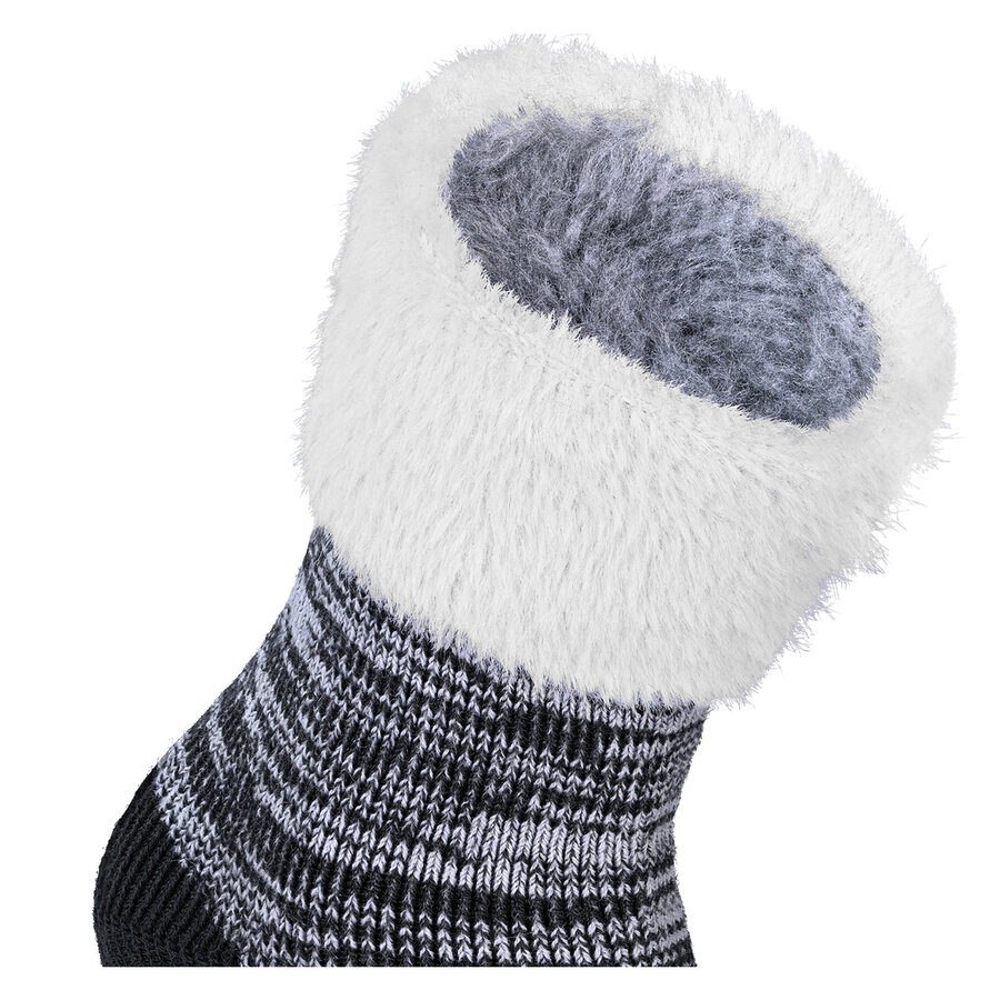 Dicke Damen-Kuschelsocken camano antrazit melange - 8
