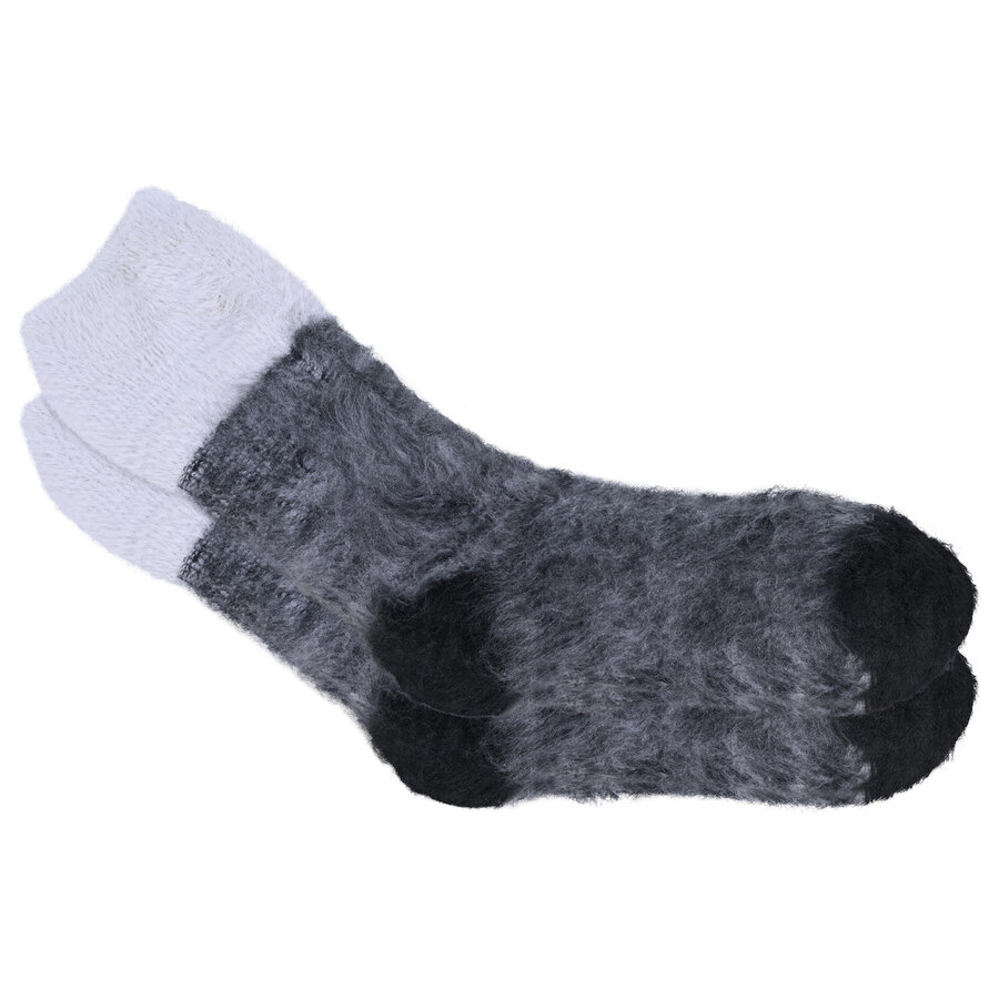 Dicke Damen-Kuschelsocken camano antrazit melange - 6