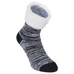 Dicke Damen-Kuschelsocken camano antrazit melange - 4