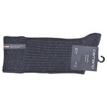 Herrensocken gestreift ohne Gummidruck Camano shadow stripes antrazit melange - 2