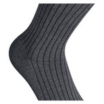 Herrensocken gestreift ohne Gummidruck Camano shadow stripes antrazit melange - 11