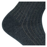 Herrensocken gestreift ohne Gummidruck Camano shadow stripes antrazit melange - 14