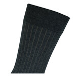 Herrensocken gestreift ohne Gummidruck Camano shadow stripes antrazit melange - 15