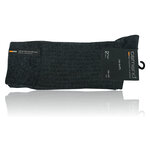 Herrensocken gestreift ohne Gummidruck Camano shadow stripes antrazit melange - 18