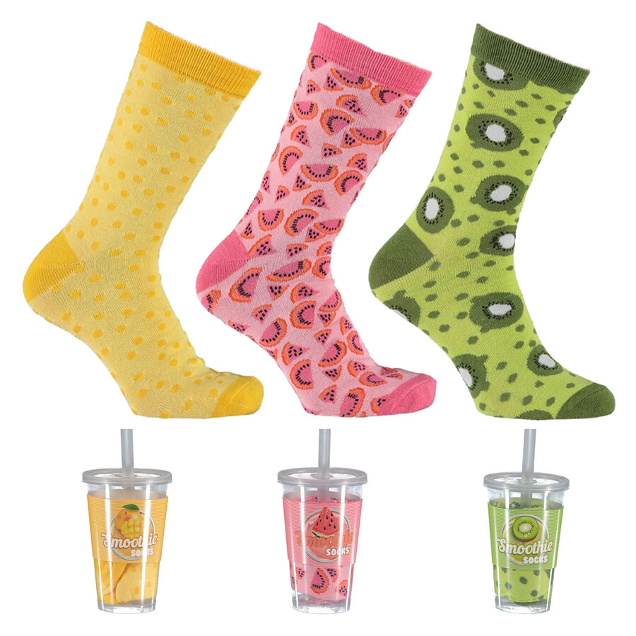 Smoothie Motiv Socken in Smoothie-Becher Apollo