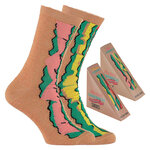Sandwich Motiv Socken in Sandwich-Karton Apollo - 1