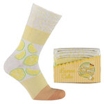 Lustige Socken mit Kuchen Motiv in einer Kuchen-Verpackung - 5