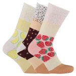 Lustige Socken mit Kuchen Motiv in einer Kuchen-Verpackung - 2