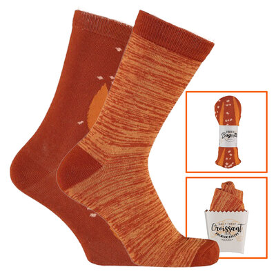 Willkommen in der Bäckerei Socken in Geschenkverpackungen