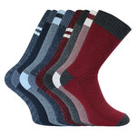Jeans-Herrensocken Baumwolle Apollo rot blau - 1