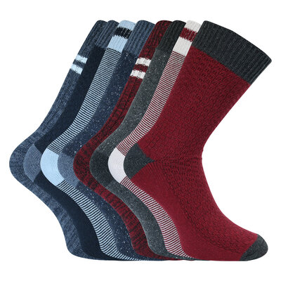 Griffige Herren Baumwollsocken aus recycelter Baumwolle