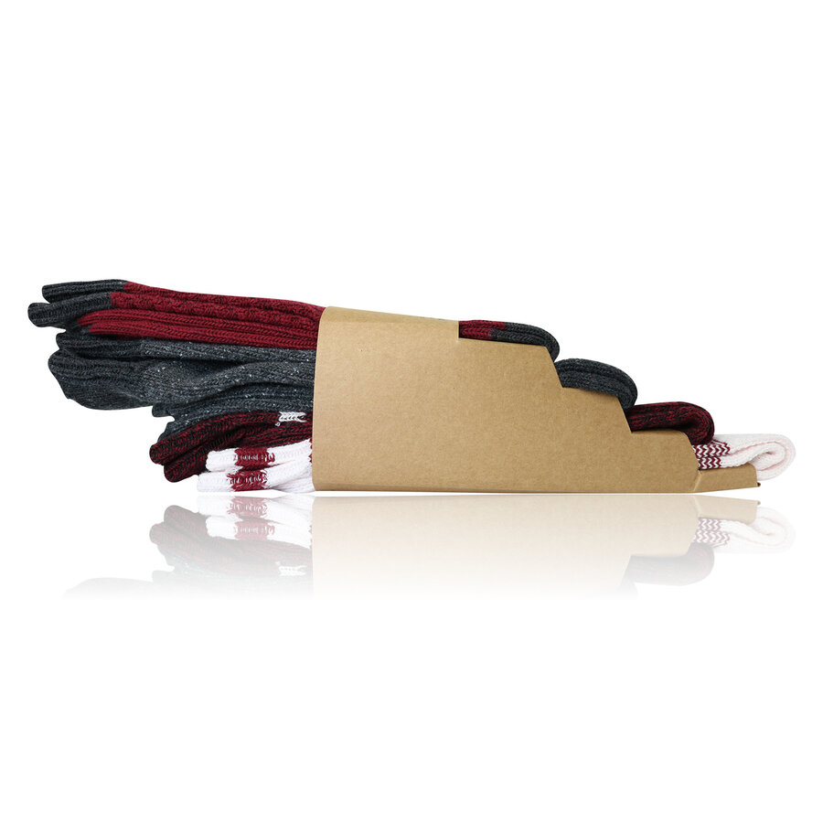 Jeans-Herrensocken Baumwolle Apollo rot blau - 3