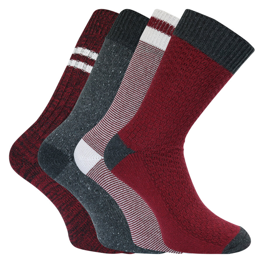 Jeans-Herrensocken Baumwolle Apollo rot blau - 7
