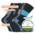 Jeans-Herrensocken Baumwolle Apollo melange-mix - 2
