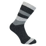 Herren-Wollsocken grobgestrickt Apollo grau-mix - 9