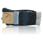 Herren-Wollsocken grobgestrickt Apollo grau-mix - 5