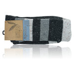 Herren-Wollsocken grobgestrickt Apollo grau-mix - 3
