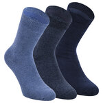 Dicke Stiefelsocken Baumwolle Apollo blau-mix - 13