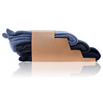 Dicke Stiefelsocken Baumwolle Apollo blau-mix - 8