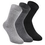 Dicke Stiefelsocken Baumwolle Apollo grau-mix - 7