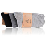 Dicke Stiefelsocken Baumwolle Apollo grau-mix - 13