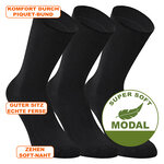 Modal-Holzsocken Apollo schwarz - 2
