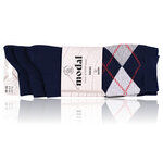 Modal-Holzsocken Apollo navy-mix kariert - 3