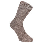 100% Wollsocken mit Alpaka natur-melange-mix - 14
