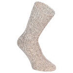100% Wollsocken mit Alpaka natur-melange-mix - 4