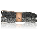 100% Wollsocken mit Alpaka natur-melange-mix - 11