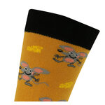 Lustige Motiv-Socken mit Käse fängt man Mäuse - 16
