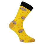 Lustige Motiv-Socken mit Käse fängt man Mäuse - 18