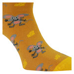 Lustige Motiv-Socken mit Käse fängt man Mäuse - 17
