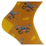 Lustige Motiv-Socken mit Käse fängt man Mäuse - 15