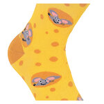 Lustige Motiv-Socken mit Käse fängt man Mäuse - 11
