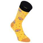 Lustige Motiv-Socken mit Käse fängt man Mäuse - 6