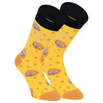 Lustige Motiv-Socken mit Käse fängt man Mäuse - 8
