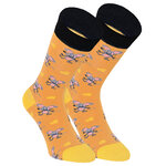 Lustige Motiv-Socken mit Käse fängt man Mäuse - 12