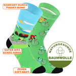 Fahrrad Motiv Socken Radsport Baumwolle - 2