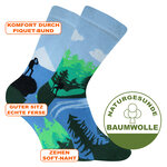 Bergsteiger Motiv Socken Baumwolle - 17