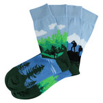 Bergsteiger Motiv Socken Baumwolle - 23