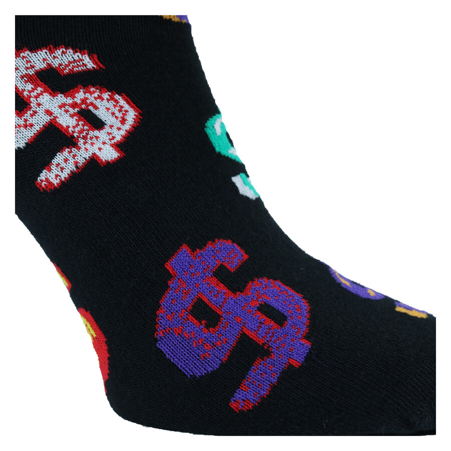 Dollar Motiv Socken Baumwolle - 6