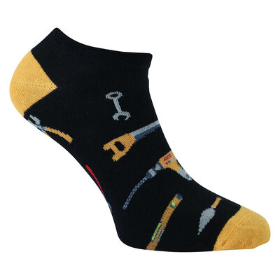 Lustige bunte Sneakersocken mit Motive