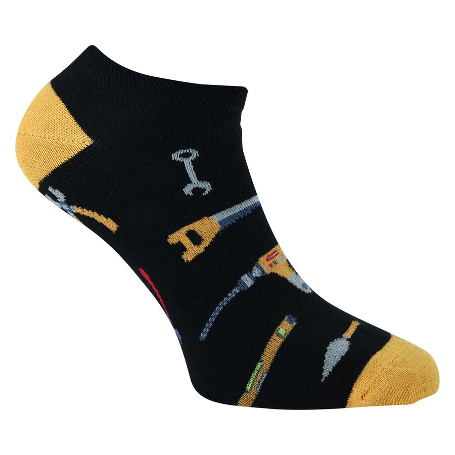 Handwerker Motiv Sneakersocken Werkzeug Baumwolle