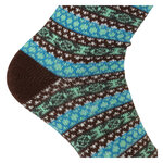 Wohlfühl-Hygge Socken mit Wolle Rentier-Motive - 34