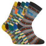 Wohlfühl-Hygge Socken mit Wolle Rentier-Motive - 33