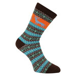 Wohlfühl-Hygge Socken mit Wolle Rentier-Motive - 38
