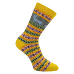 Wohlfühl-Hygge Socken mit Wolle Rentier-Motive - 37